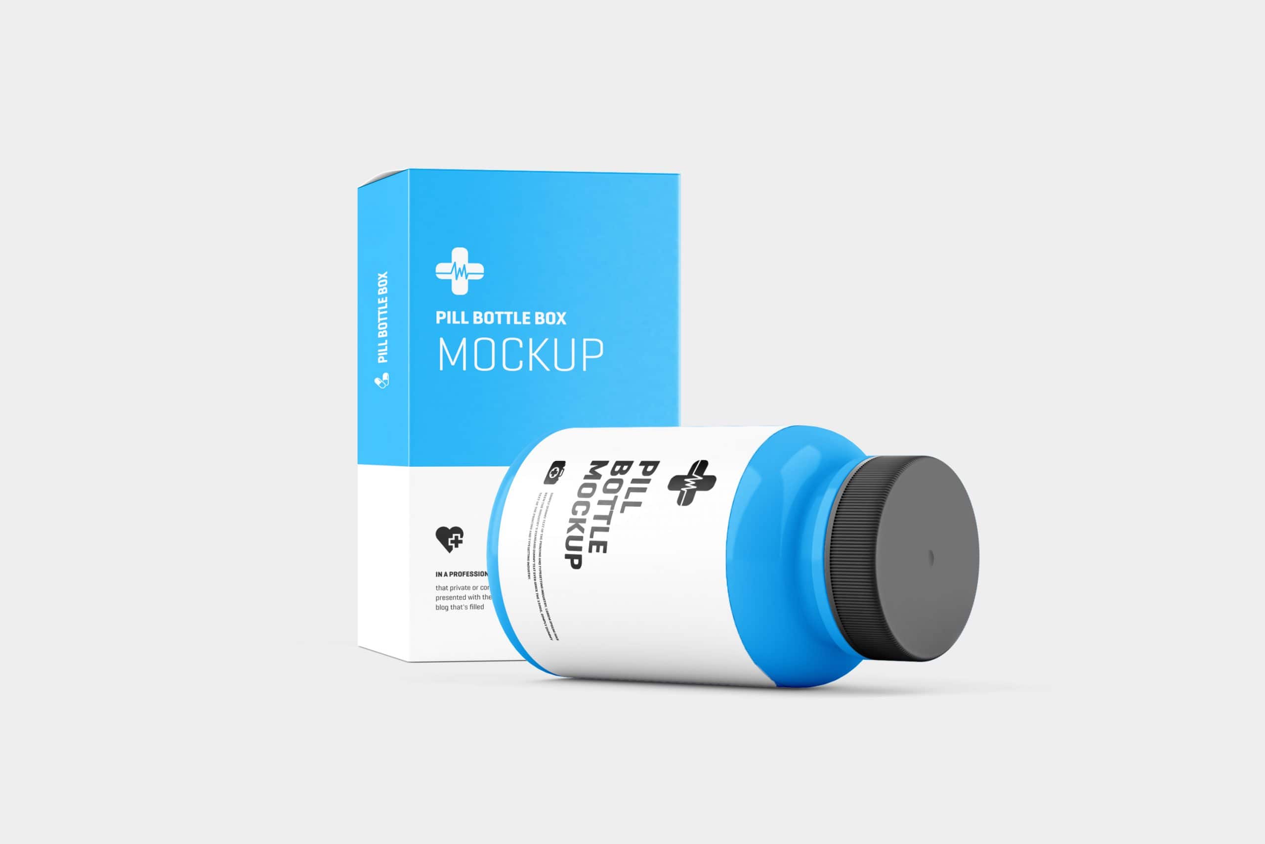 Download Pill Bottle Packaging Mockup - ToaSin Studio | Free ...